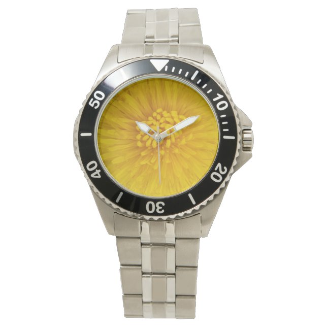 Yellow Flower Custom Watch (Front)
