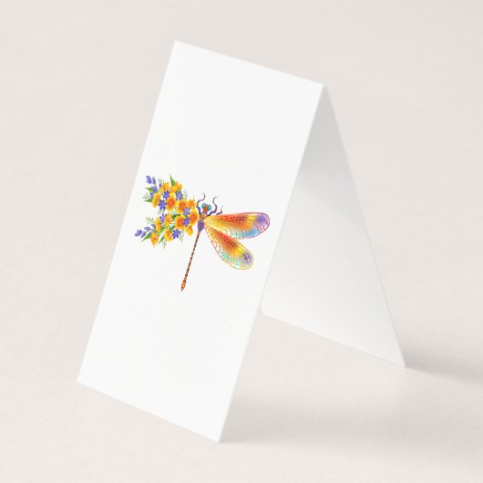 Yellow Flower Dragonfly (Back)