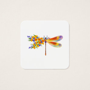 Yellow Flower Dragonfly