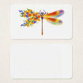 Yellow Flower Dragonfly (Front & Back)