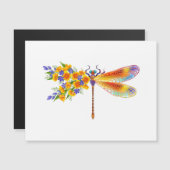 Yellow Flower Dragonfly (Front/Back)