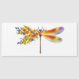 Yellow Flower Dragonfly