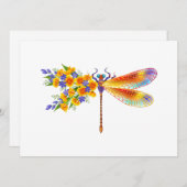 Yellow Flower Dragonfly (Front/Back)