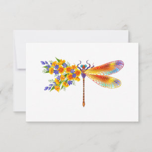 Yellow Flower Dragonfly Announcement
