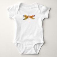 Yellow Flower Dragonfly