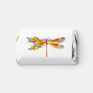 Yellow Flower Dragonfly Hershey's Miniatures