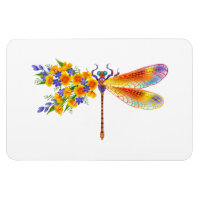 Yellow Flower Dragonfly