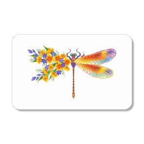 Yellow Flower Dragonfly Matchboxes