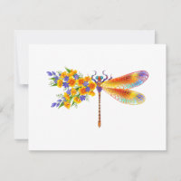 Yellow Flower Dragonfly
