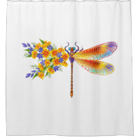 Yellow Flower Dragonfly
