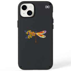 Yellow Flower Dragonfly Speck iPhone 14 Plus Case