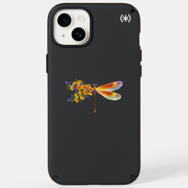 Yellow Flower Dragonfly Speck iPhone Case (Front)