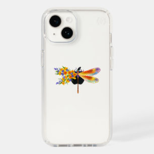 Yellow Flower Dragonfly Speck iPhone 14 Case
