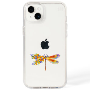 Yellow Flower Dragonfly Speck iPhone 14 Plus Case