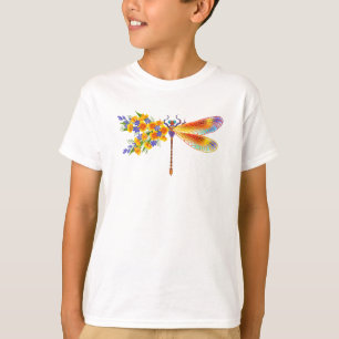 Yellow Flower Dragonfly T-Shirt