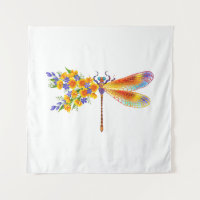 Yellow Flower Dragonfly
