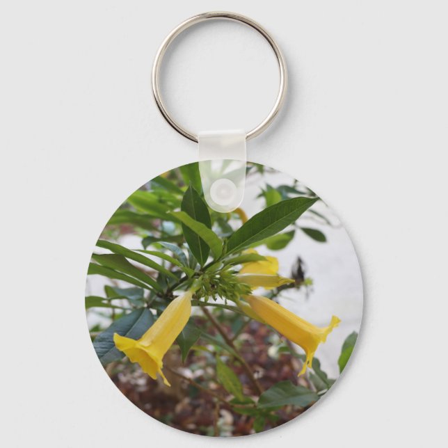 Yellow Flower Keychain (Front)