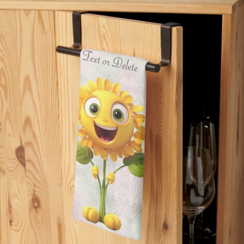 Yellow Flower Kitchen Towels