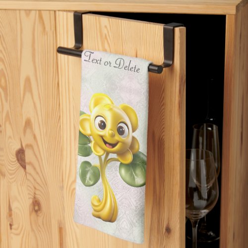 Yellow Flower Kitchen Towels