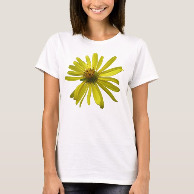 Yellow Flower Long Sleeve T-Shirt (Front)