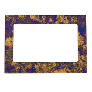 Yellow flower magnetic photo frame
