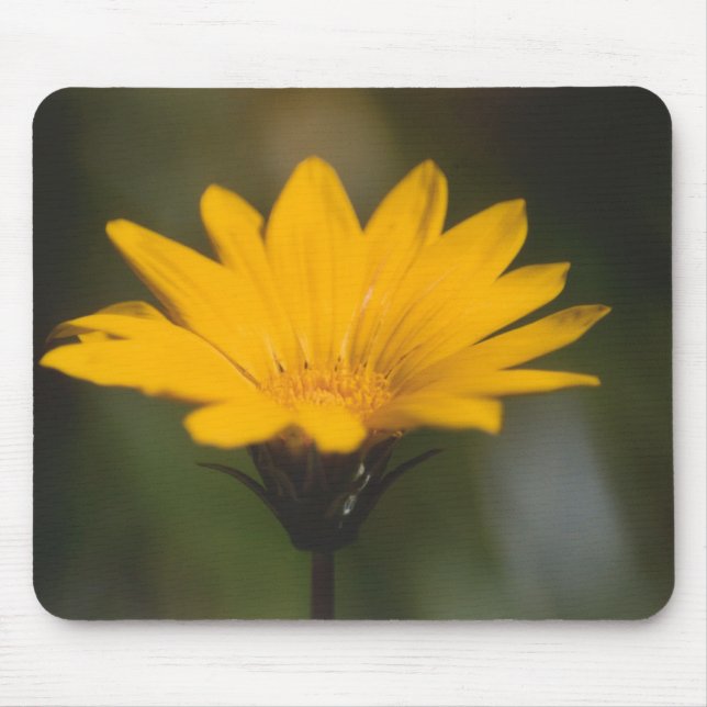 Yellow Flower Mouse Pad (Front)