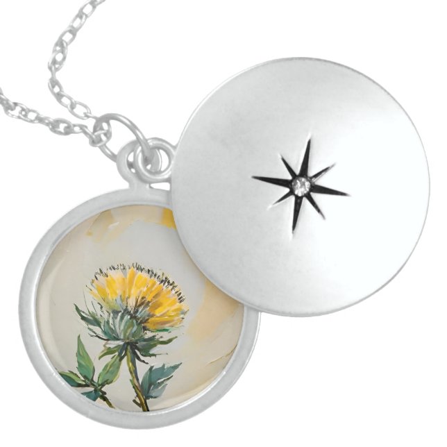 Yellow Flower Necklace (Front)
