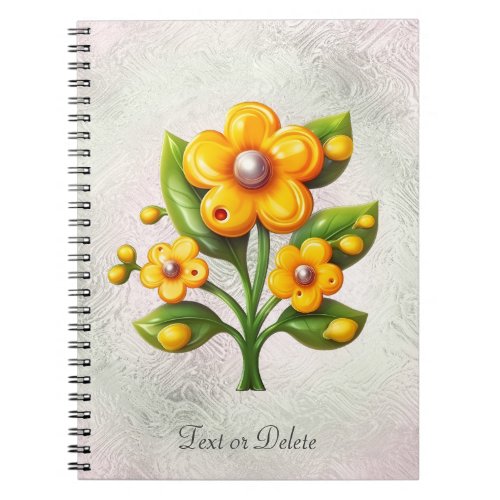 Yellow Flower Notebook