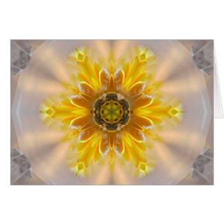 Yellow Flower of Blessings Cards