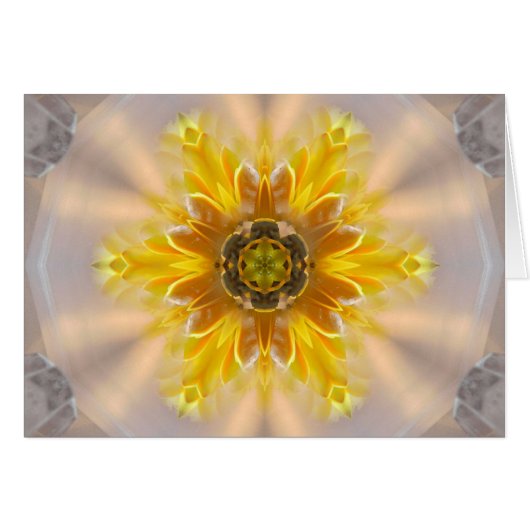 Yellow Flower of Blessings Cards (Front Horizontal)