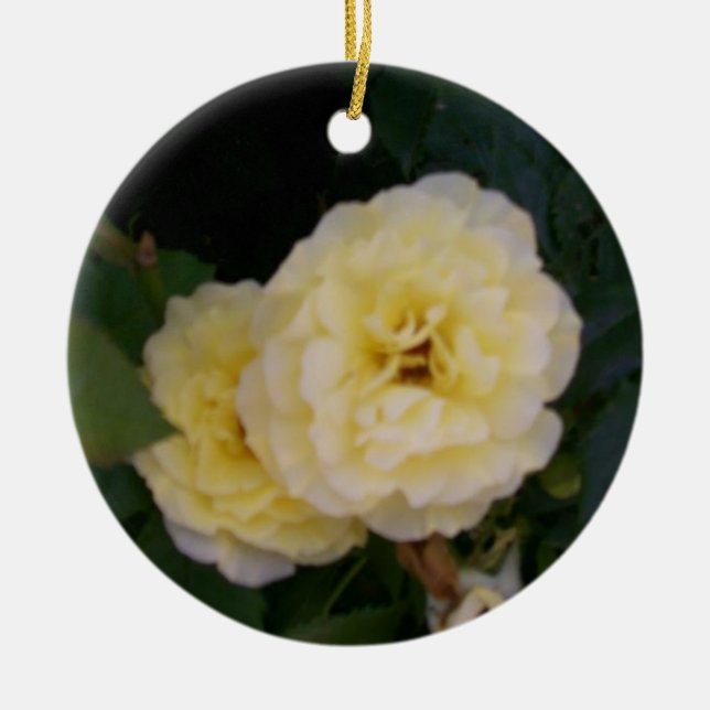 Yellow Flower Ornament (Front)