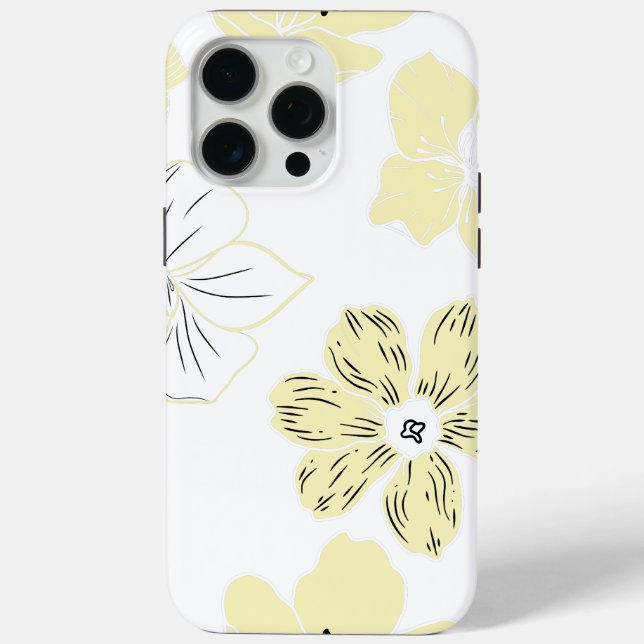 Yellow Flower Phone Case (Back)