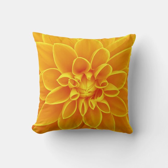 Yellow Flower Pillow (Front)