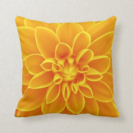 Yellow Flower Pillow