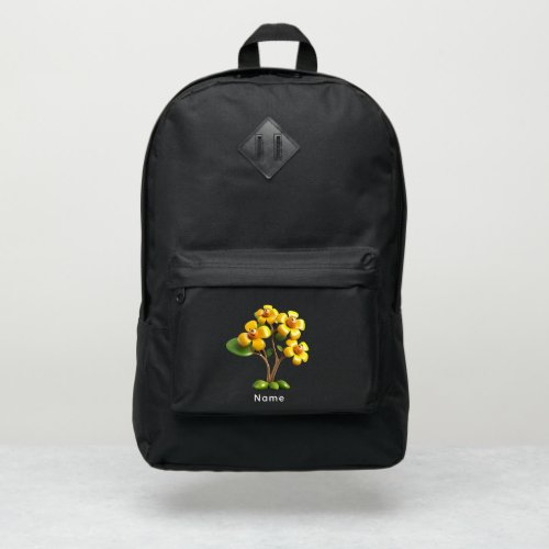 Yellow Flower Port Authority Backpack
