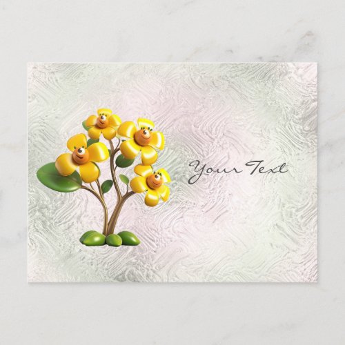 Yellow Flower Postcard