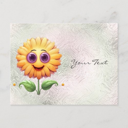 Yellow Flower Postcard