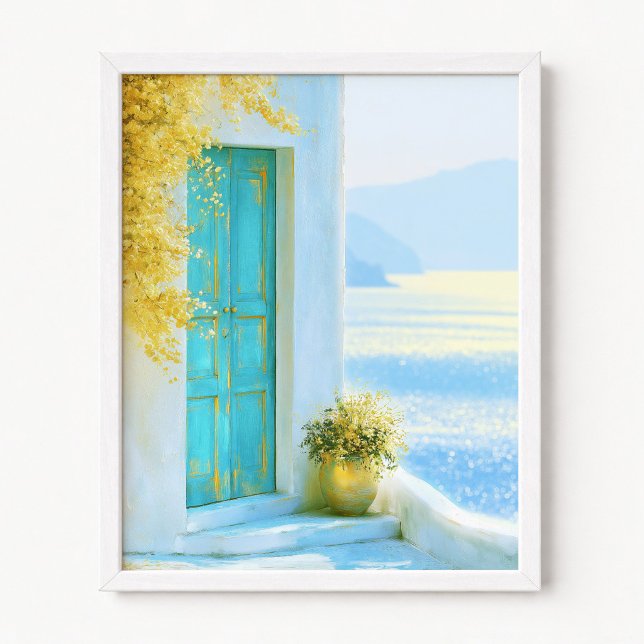 Yellow Flower Pot Illustration Poster (Yellow Flower Pot Illustration Poster)