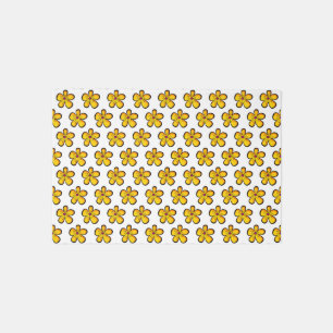 Yellow Flower Rug