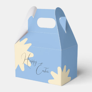 Yellow Flower Star Gift Bag Design Favor Boxes
