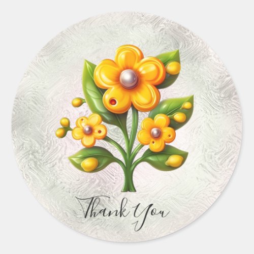 Yellow Flower Sticker