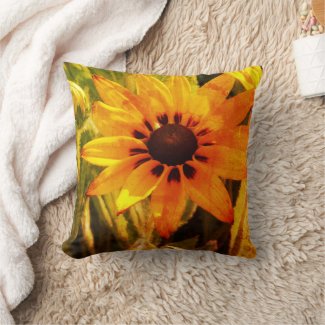 Yellow Flower Summer Cushion
