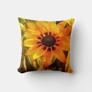 Yellow Flower Summer Cushion