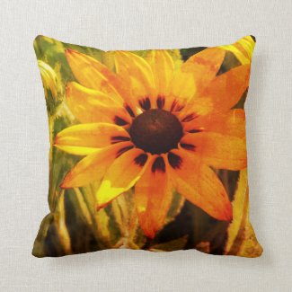 Yellow Flower Summer Cushion