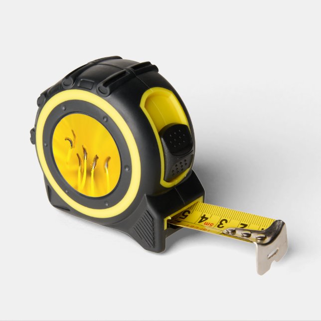 Yellow Flower Tape Measure (Angle)