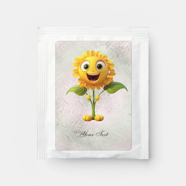 Yellow Flower Tea Bag Drink Mix (Front)