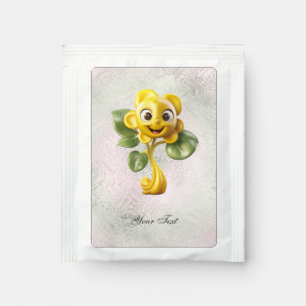 Yellow Flower Tea Bag Drink Mix