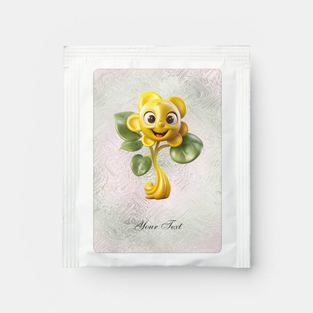 Yellow Flower Tea Bag Drink Mix (Front)