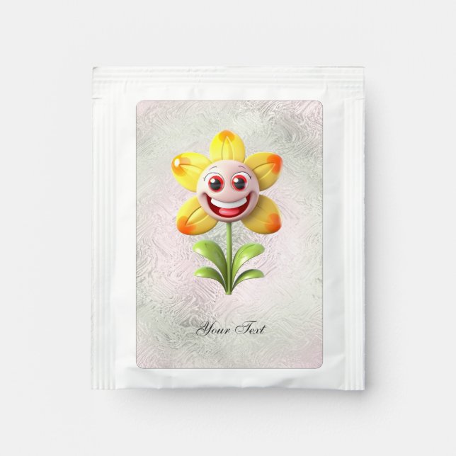 Yellow Flower Tea Bag Drink Mix (Front)