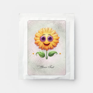 Yellow Flower Tea Bag Drink Mix